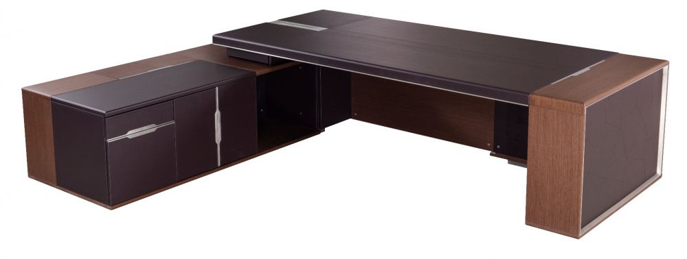 W-68 Dark Brown Leatherette Executive Office Collection